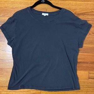 Z Supply Organic Relaxed Modern Tee Size M Medium Distressing at Collar & Hem.